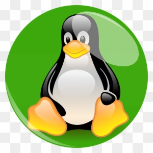 Green Penguin, Linux, Mascot, Cartoon Character, Fig, - Linux Penguin Green