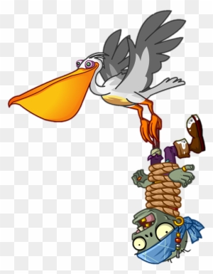 Pelican Zombie1 - Plants Vs Zombies 2 Seagull Zombie