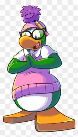 However, Aunt Arctic Did Come To The Holiday Party - Club Penguin Aunt Arctic