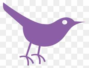 Purple Bird Clip Art - Bird Overlay