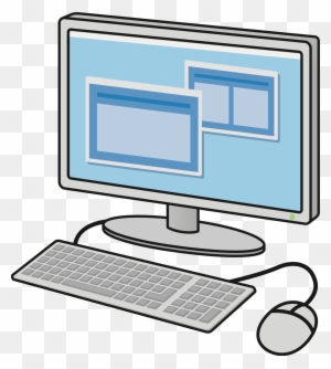 Big Image - Desktop Computer Clipart