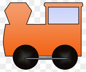 28 Collection Of Orange Train Clipart - Orange Train Engine Clipart