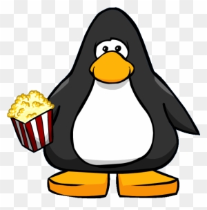 Popcorn From A Player Card - Club Penguin Cop