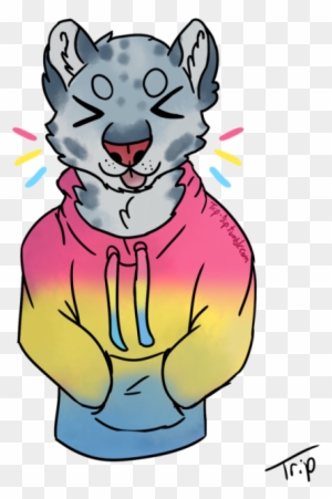 Pansexual Pride For @snowbleppard - Snow Leopard Furry Male Pansexual Pride For @snowbleppard - Snow Leopard Furry Male