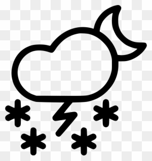 Cloud Night Moon Thunder Snow Storm Comments - Cloud