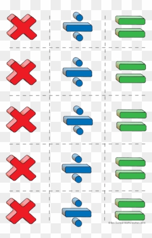Multiplication And Division Clipart - Multiplication And Division Symbols
