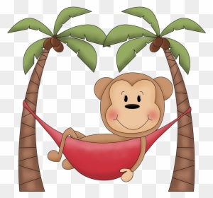 Challenge Your Kiddos To Show Two Different Ways To - Retirement Wishes, Monkey In Hammock Card