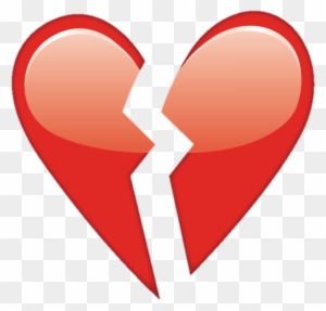#overlay #tumblr #heart #corazonroto #corazon #heartbroken - Transparent Broken Heart Emoji