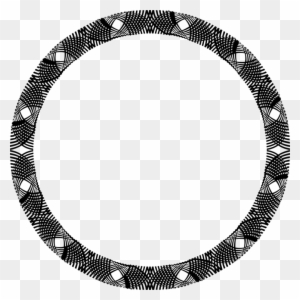 Logo Bitcoin Cash Ethereum Classic - Checkered Circle Border Png
