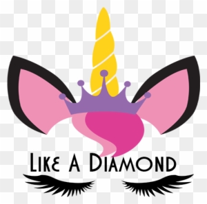 Like A Diamond - Free Unicorn Svg For Commercial Use