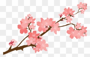 Spring Clipart Cherry Blossom - Transparent Flower Stickers Png