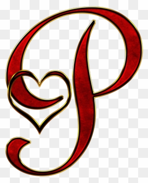 Valentine Capital Letter P Transparent Png Stickpng - Love P Images Download