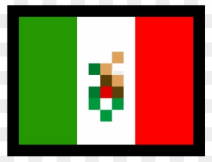 Mexican Flag Transparent Transparent Background - Mexican Flag Pixel Art