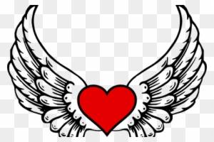 Heart Angel Wings Svg Free Transparent Png Clipart Images Download