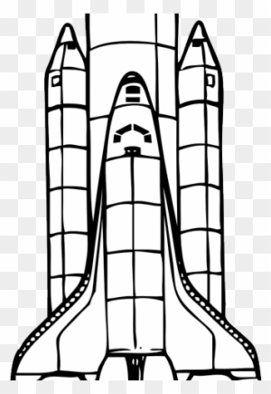 space ship clip art black and white