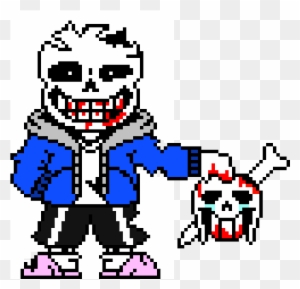 spookafie on X: tried out pixel art #sans #insanitysans