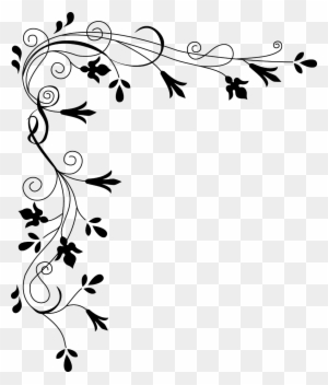 Vector Graphics,free Pictures - Simple Flower Border Design