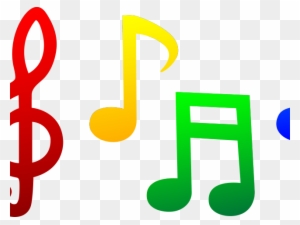 Tuning Clipart Organ Music - Colorful Music Note Clipart