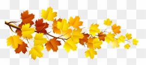 Download Free Clip Art Fall Leaves - Fall Tree Branch Clipart