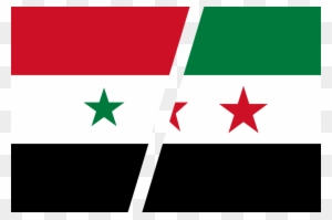 2000px-flag Of Syria - Egypt Flag With Stars
