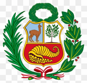 Coat Of Arms Of Peru Alternative Version - Flag Of Peru Symbol