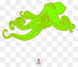 How To Set Use Green Ocotopus Svg Vector - Flame Clipart