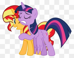 Sunset Shimmer And Twilight Sparkle Rule - Mlp Equestria Girls Rule 34 - Free Transparent PNG