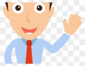 Hello Clipart Office Man - Man Hello Icon - Free Transparent PNG ...