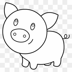 Pig Pen Clipart Clipartfest Pig Pen Coloring Page In Easy Pig Coloring Pages Free Transparent Png Clipart Images Download - piggy roblox for coloring