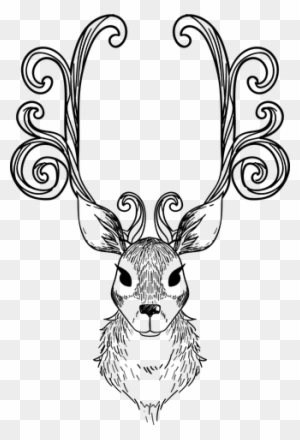 Pixabay Free Pictures, Free Images, Reindeer Silhouette, - Christmas Reindeer Colouring Pages