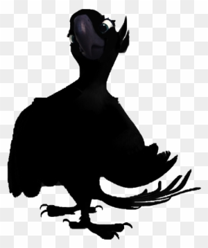 #crow #bird #birb #rio #blu #jewel #lol #why - Rio Movie Dvd Label
