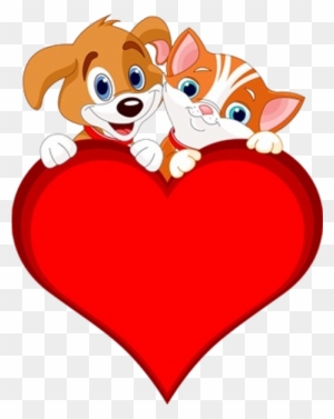 Cat And Dog Clip Art - Cartoon Dogs And Cats