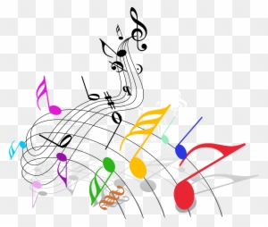 High Resolution Royalty Free Clipart Stock Illustrations - Colorful Png Music Notes