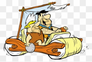 Free Png Download The Flintstones Fred And Barney In - Flintstones Car