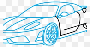 Safe Clipart Vault - Easy Mustang Car Drawing