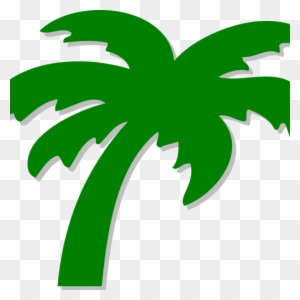 Cropped Palm Tree Clip Art Palm Tree Symbol 3333px - Palm Tree Symbol