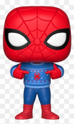 Spidey Already Has Captured Our Hearts With His Fall - Spiderman Christmas Sweater Funko Pop