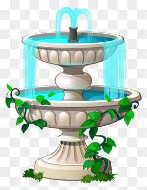 Simple Water Fountain Drawing - Free Transparent PNG Clipart Images Download