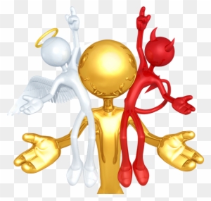Conscience Angel And Devil - Shoulder Angel Conscience Angel And Devil - Shoulder Angel