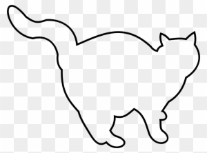 Big Image - Outline Of A Fat Cat