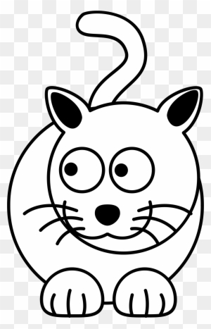 Big Image - Black And White Cartoon Cats