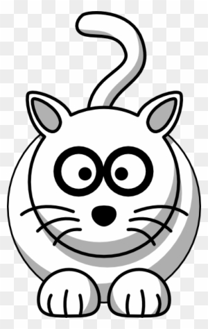 Black And White Cartoon Cats