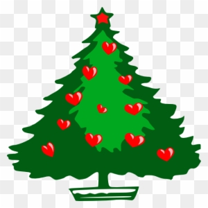 Christmas Heart Clipart - Christmas Tree Images Free Download