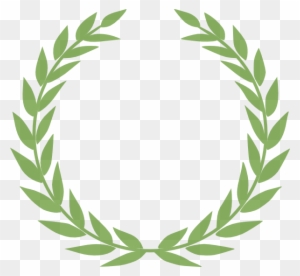 This Free Clip Arts Design Of Laurel Crown Green - Branch With Leaves Vector Png