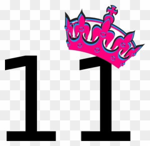 Pink Tilted Tiara And Number 11 Clip Art At Clker Com - Happy 39 Th Bday To Me