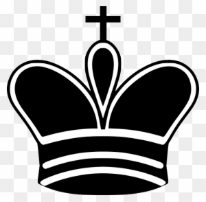 Tile Black, Symbol, King, Queen, White, Cartoon, Chess, - Black King Chess Png