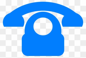 Old Blue Phone Clipart - Telephone Number
