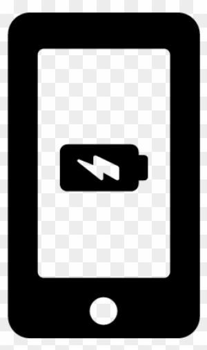 Full Battery Status Symbol On Mobile Phone Screen Vector - Password Protection Icon