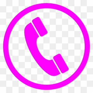 Telephone Magenta Clip Art - Phone Symbol For Business Card