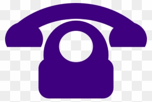 Telephone Clipart Violet - Phone Icon